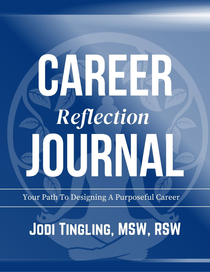 Career Reflection Journal, selected interior sample 1